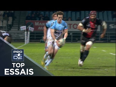 TOP Essais de la J19 – PRO D2 – Saison 2018/2019