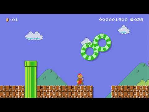 Hold【→+YB】押し続けると1 1お手本プレイが見れます ! by ☆ゆいと☆Z - Super Mario Maker 2 - No Commentary 1bw