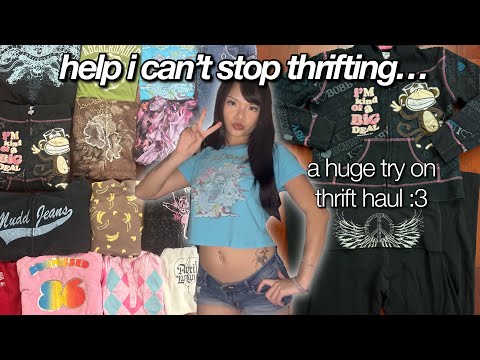 AN INSANE Y2K TRY ON THRIFT HAUL