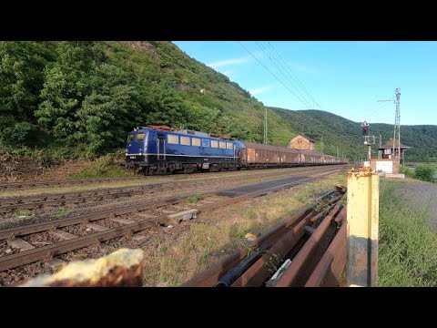Trainspotting D, Henkelzug mit 110 262-3 in Kaub