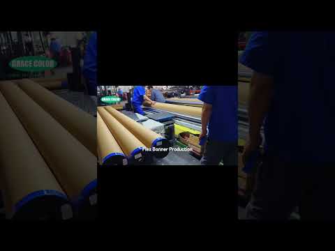 The Manufacturing Process of Producing Flex Banner