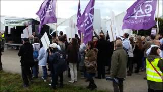 preview picture of video 'Manifestation contre l'implantation d'un élevage visons à Wervik'