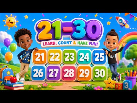 Learn to Count 21 to 30 | Amaré's Big Planet video thumbnail