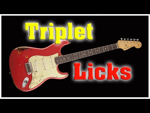 Triplet Licks for Guitar