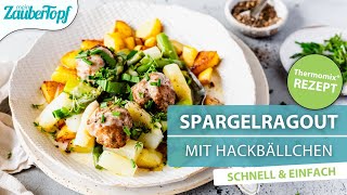 😍 🤩 So hast du SPARGEL noch nie gegessen! EINFACHES Spargelragout im Thermomix® | Thermomix® Rezept