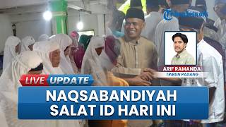 Jemaah Tarekat Naqsabandiyah di Padang Rayakan Idul Fitri Hari Ini, Gelar Salat Id dan Makan Bersama