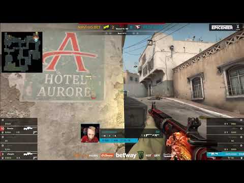 FaZe Olofmeister 1v2 Clutch vs NaVi [Map2/Dust2] - Grand Final - Epicenter 2018