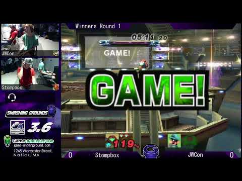 SG at GU 15.6 WR1 - Stompbox (Samus) vs JWCon (Luigi, Squirtle)