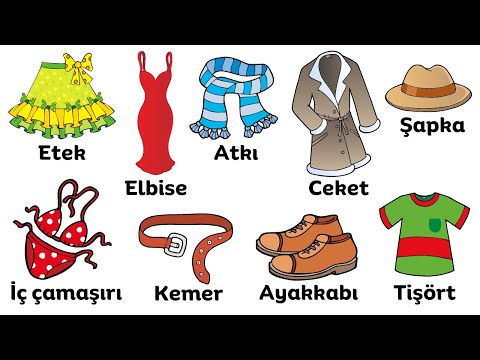 Clothes Vocabulary | All the Clothes Vocabulary You Need | Learn Turkish