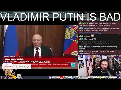 Hasanabi's Controversial Reaction To Putin And Russia's Invasion Of Ukraine | US Imperialism & NATO