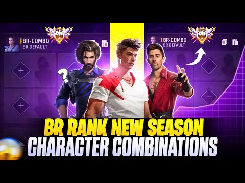 NEW SEASON (100% Working✅) BR RANK SKILL COMBINATION || Best Character Skill Combination For Br Rank
