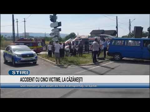 ACCIDENT CU CINCI VICTIME, LA CAZANESTI