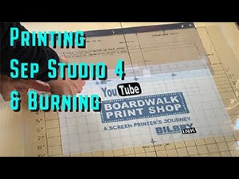 Printing and burning screens also using Separation Studio4.