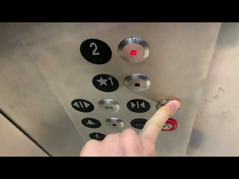 RUINED Kone KSS D20 EcoSpace MRL Traction Elevator @ West Edmonton Mall - Edmonton, AB