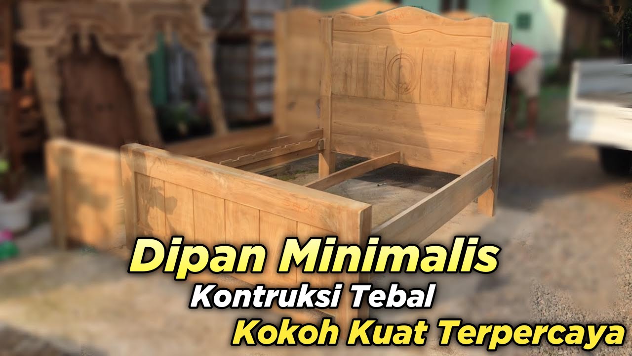 Dipan Minimalis Jati Jepara, Kontruksi Kayu Jati 100%