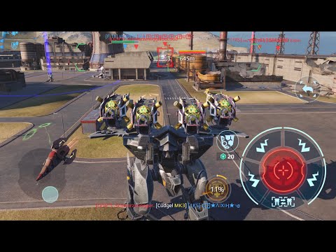 Decay Behemoth, Blight Khepri, and Shotgun Revenant fight for Powerplant — War Robots