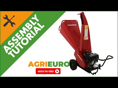 Weibang WBCH1013LCD Garden Shredder with Loncin petrol engine - Assembly tutorial