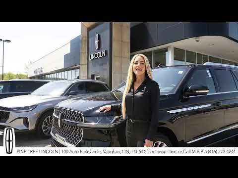 2026 Lincoln Navigator Reserve 4x4 in Black for sale at Pine Tree Lincoln in Woodbridge, ON