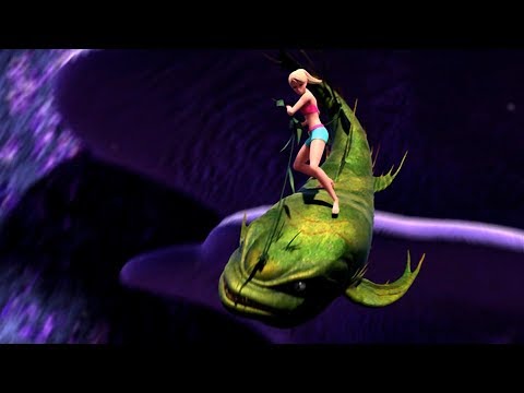 Barbie in a Mermaid Tale 2 - Merliah & Kylie ride the Stargazers to defeat Eris