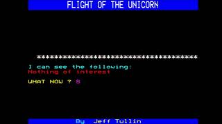 The Flight of the Unicorn for the BBC Micro