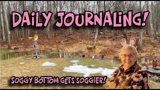 DAILY JOURNALING! March 16, 2026 Soggy Bottom gets SOGGIER! ☔️ #journalwithme