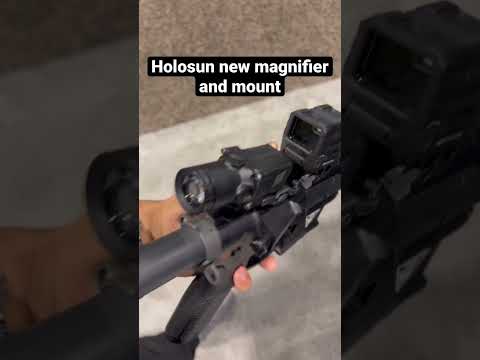 New magnifier mount with Holosun here at Shotshow 2023