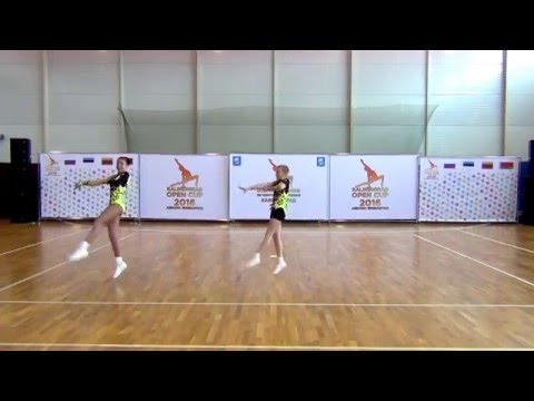 AEROBIC GYMNASTICS  AG1 MP  Москва Дуэт