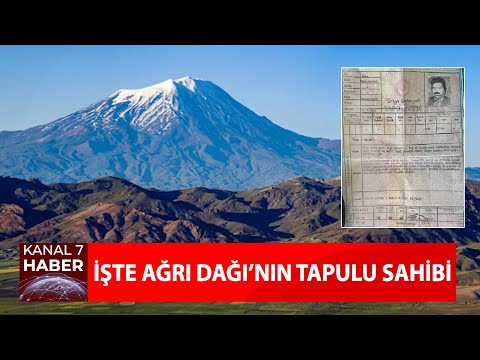 Here is the Registered Owner of Mount Ararat! "Mount Ararat is Mine"