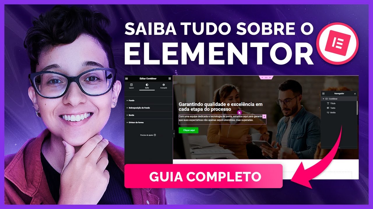 Como funciona o Elementor - Tutorial Completo para Iniciantes