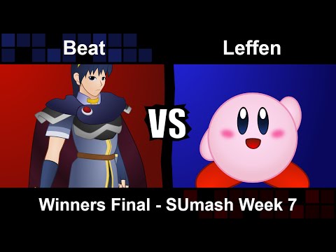 Beat (Marth) vs Leffen (Kirby) - Winners Final SUmash Week 7