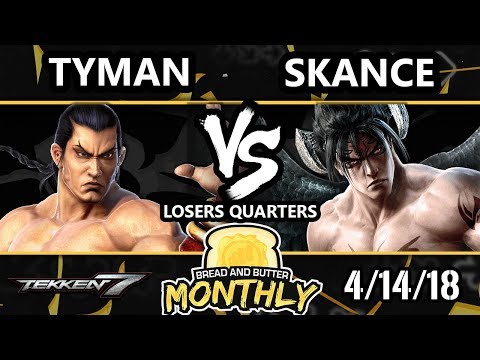 BnB 1 Tekken 7 - tyman  (Feng) Vs. Skance (Devil Jin, Paul) - T7 Losers Quarters