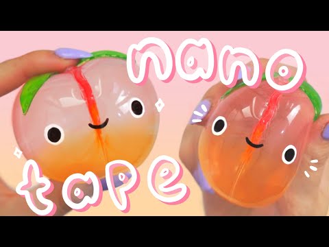 Nano tape peach bubble how to *ACTUALLY* make it! Step by Step!