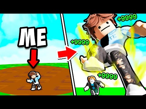 ROBLOX BUT YOU GROW EVERY STEP!
