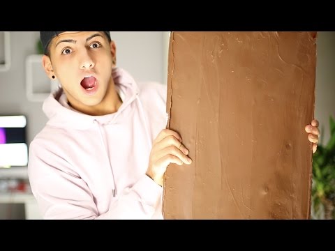 THE LARGEST CHOCOLATE BAR IN THE WORLD!!! | SKK
