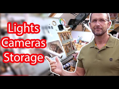 Practical Art Studio Tour – A REAL Functional Studio that works - Artist Jason Morgan