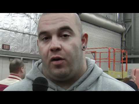 Arnold Strongman Classic 2012 - Mike Jenkins interview before finals