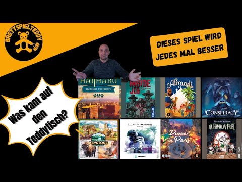 Was kam auf den Teddytisch - Gespielte Spiele und meine Meinung - Brettspiel Teddy - Board Games