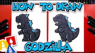 How To Draw Cartoon Godzilla