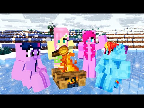 Insane Challenge: Surviving 100 Days in Arctic as MLP in Minecraft