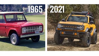 Ford Bronco Evolution (1965 - 2021)