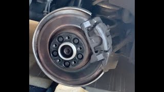 Rear Brake Pad Replacement Audi A5