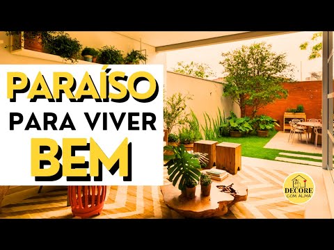 Tudo sobre Quintais Integrados | Casas abertas para quintais integrados  e jardins
