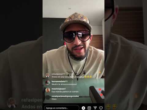 Neutro Shorty muestra su glock en vivo