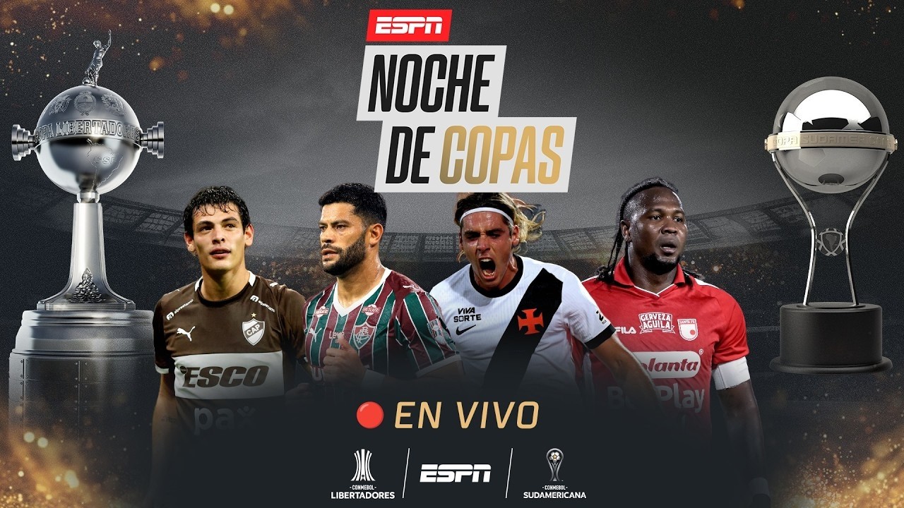 🔴 PLATENSE VS FLUMINENSE EN VIVO | CUARTOS | NOCHE DE COPAS | Libertadores y Sudamericana 2026