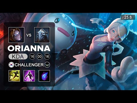 Orianna vs Viktor Mid - KR Challenger - Patch 25.6 Season 15
