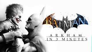 All Batman Arkham Games in 3 Minutes! (Batman Arkham Cartoon Animation)