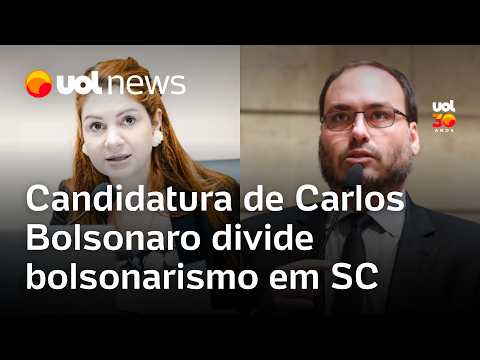 Candidatura de Carlos Bolsonaro divide bolsonarismo em SC e expõe limite do sobrenome