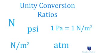 Unity Conversion Ratios