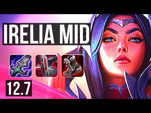 IRELIA vs SYLAS (MID) | 3.1M mastery, 6 solo kills, 1100+ games, Legendary | NA Master | 12.7