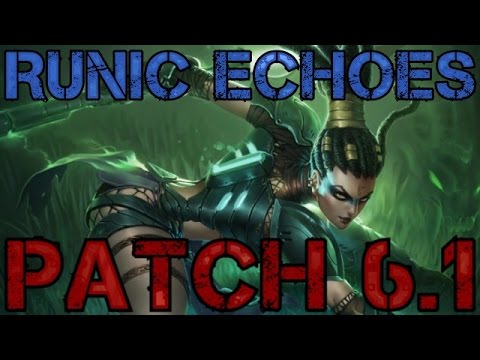 ► PATCH 6.1 RUNIC ECHOES ! NEW JUNGLE ITEM! Nidalee TryOut! :) - Full Game Commentary
